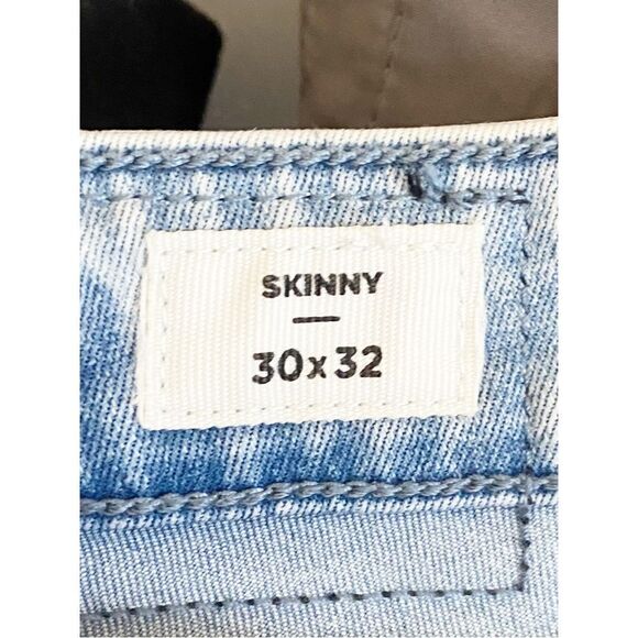 PacSun Light Wash Destroyed Skinny Jeans | Men’s Size 30x32 - Picture 6 of 9